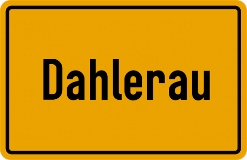 Ortsschild Dahlerau