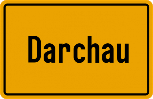 Ortsschild Darchau