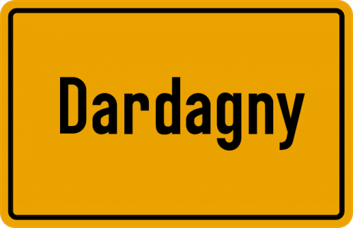 Ortsschild Dardagny