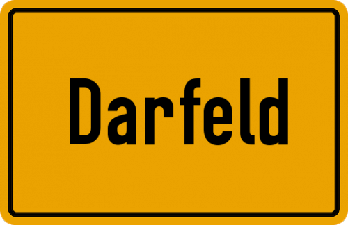 Ortsschild Darfeld