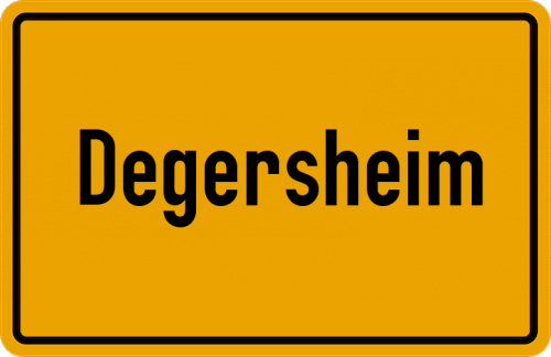 Ortsschild Degersheim