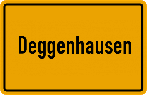 Ortsschild Deggenhausen