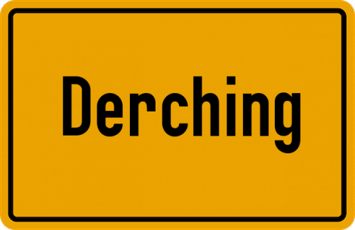 Ortsschild Derching