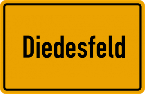Ortsschild Diedesfeld