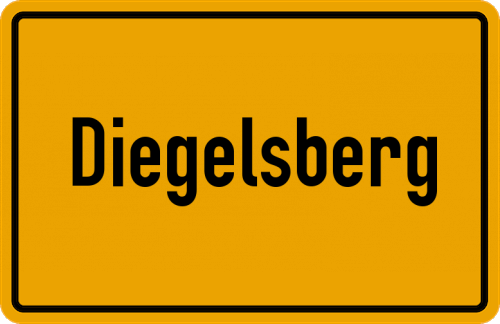 Ortsschild Diegelsberg