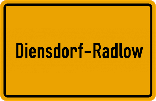 Ort Diensdorf-Radlow zum kostenlosen Download