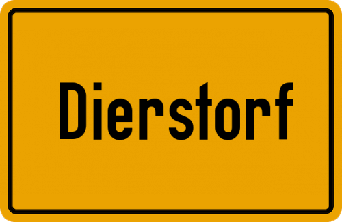 Ortsschild Dierstorf