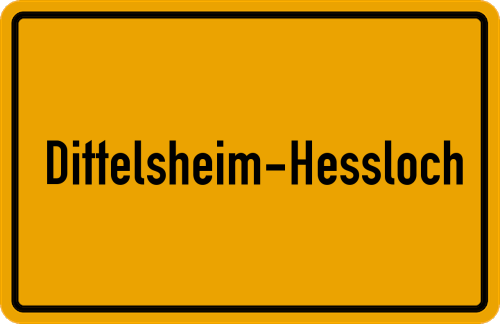 Ort Dittelsheim-Hessloch zum kostenlosen Download