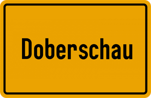 Ortsschild Doberschau