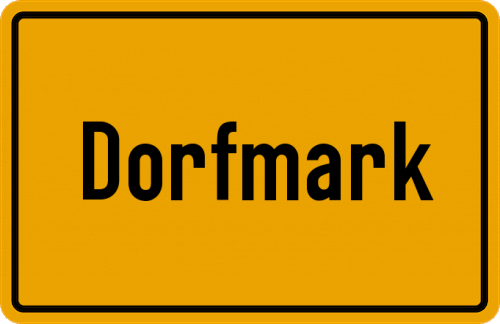 Ortsschild Dorfmark