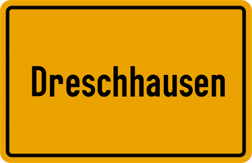 Ortsschild Dreschhausen