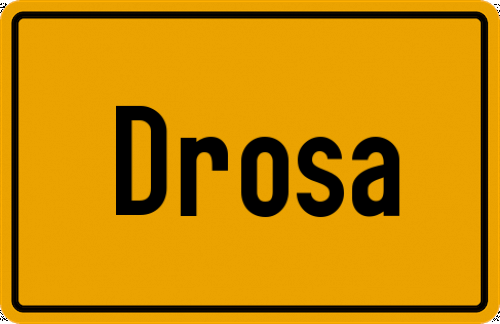 Ortsschild Drosa