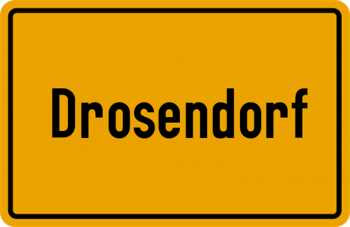 Ortsschild Drosendorf