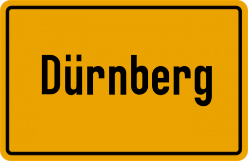Ortsschild Dürnberg