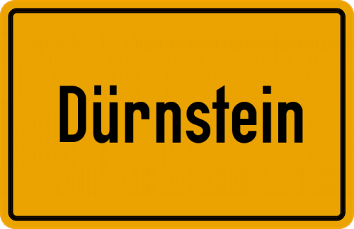 Ortsschild Dürnstein