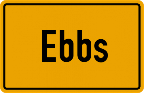 Ortsschild Ebbs