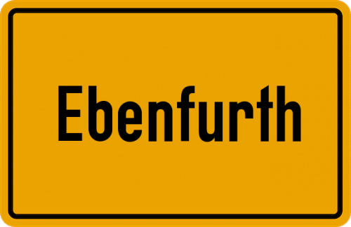 Ortsschild Ebenfurth