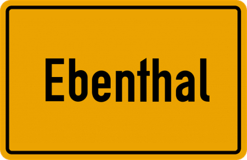 Ortsschild Ebenthal