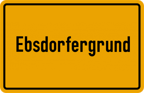 Ortsschild Ebsdorfergrund