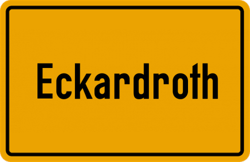 Ortsschild Eckardroth