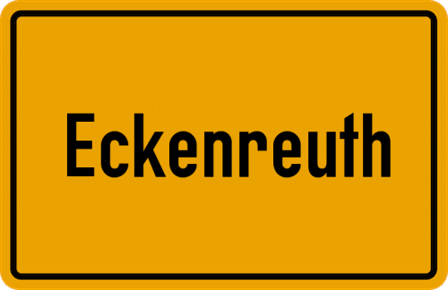 Ortsschild Eckenreuth
