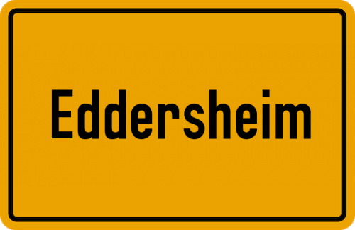Ortsschild Eddersheim