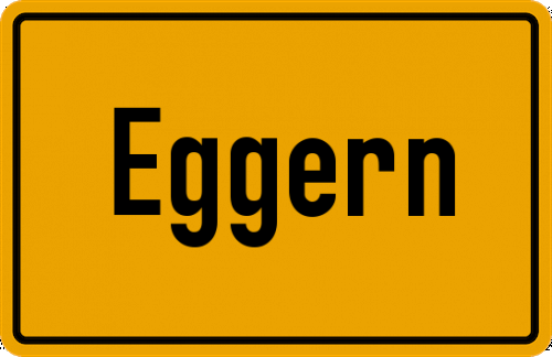 Ortsschild Eggern