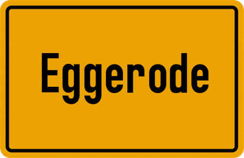Ortsschild Eggerode