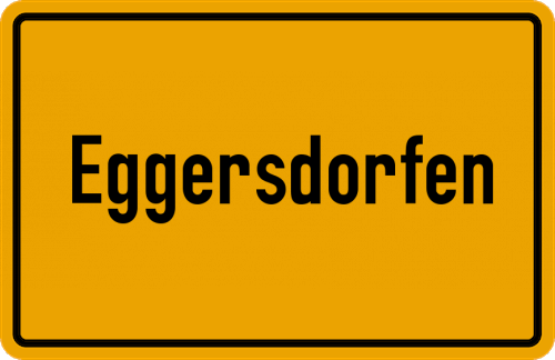 Ortsschild Eggersdorfen