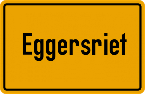 Ortsschild Eggersriet