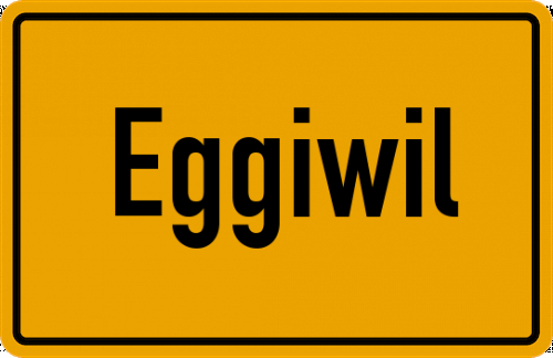 Ortsschild Eggiwil