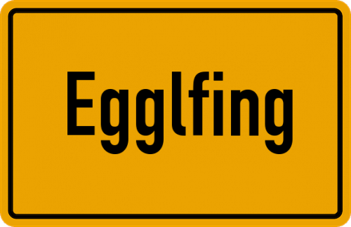 Ortsschild Egglfing