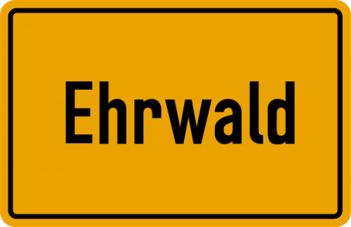 Ortsschild Ehrwald