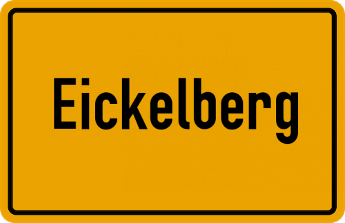 Ortsschild Eickelberg