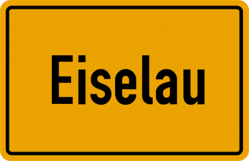 Ortsschild Eiselau