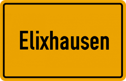 Ortsschild Elixhausen