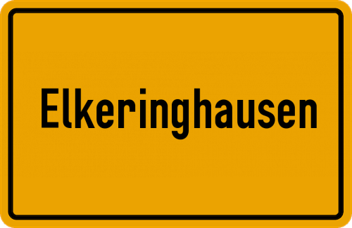 Ortsschild Elkeringhausen