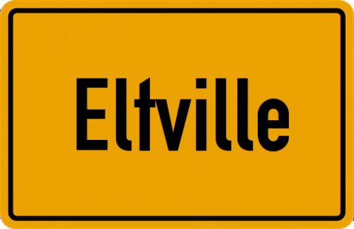 Ortsschild Eltville