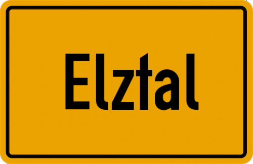 Ortsschild Elztal