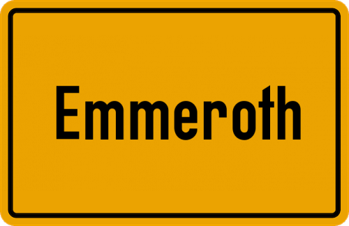 Ortsschild Emmeroth