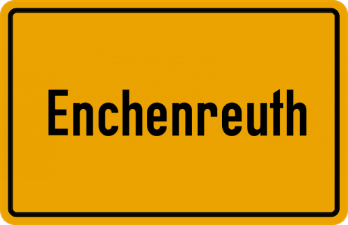 Ortsschild Enchenreuth