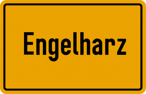 Ortsschild Engelharz