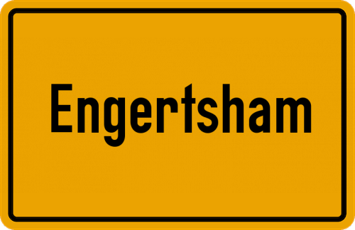 Ortsschild Engertsham