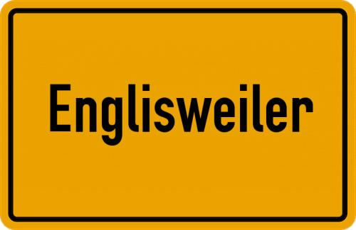 Ortsschild Englisweiler