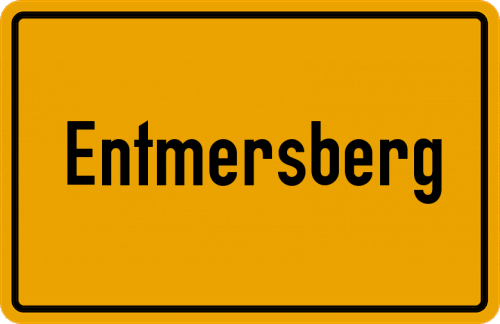 Ortsschild Entmersberg