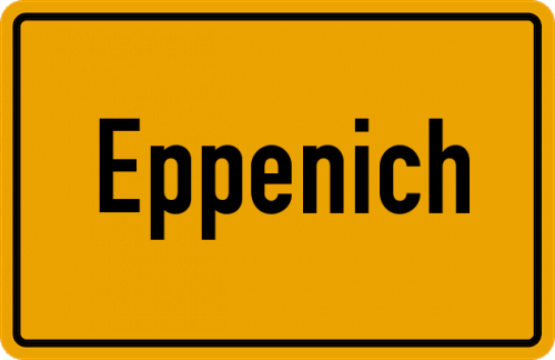 Ortsschild Eppenich