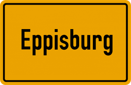 Ortsschild Eppisburg