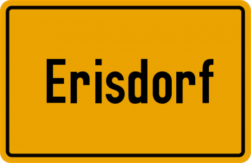 Ortsschild Erisdorf