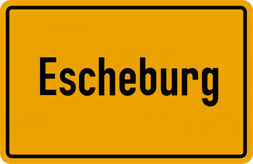 Ortsschild Escheburg