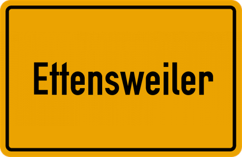 Ortsschild Ettensweiler